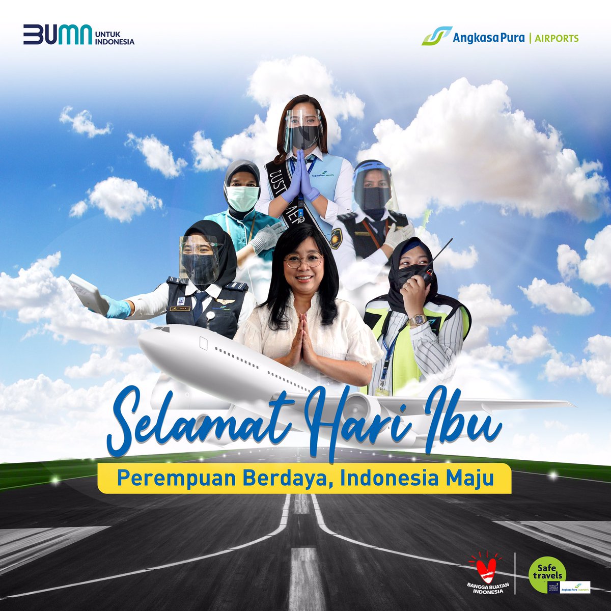 AP_Airports's tweet photo. Selamat memperingati Hari Ibu!
Semangat juang para perempuan Indonesia tercermin kembali di tahun yang penuh tantangan ini. Apapun rintangan yang ada ternyata tidak menghentikan langkah perempuan-perempuan Indonesia untuk bangkit. 

#AP1GoBeyond
#HariIbu2020
#SrikandiBUMN https://t.co/yt7sYBbFHV