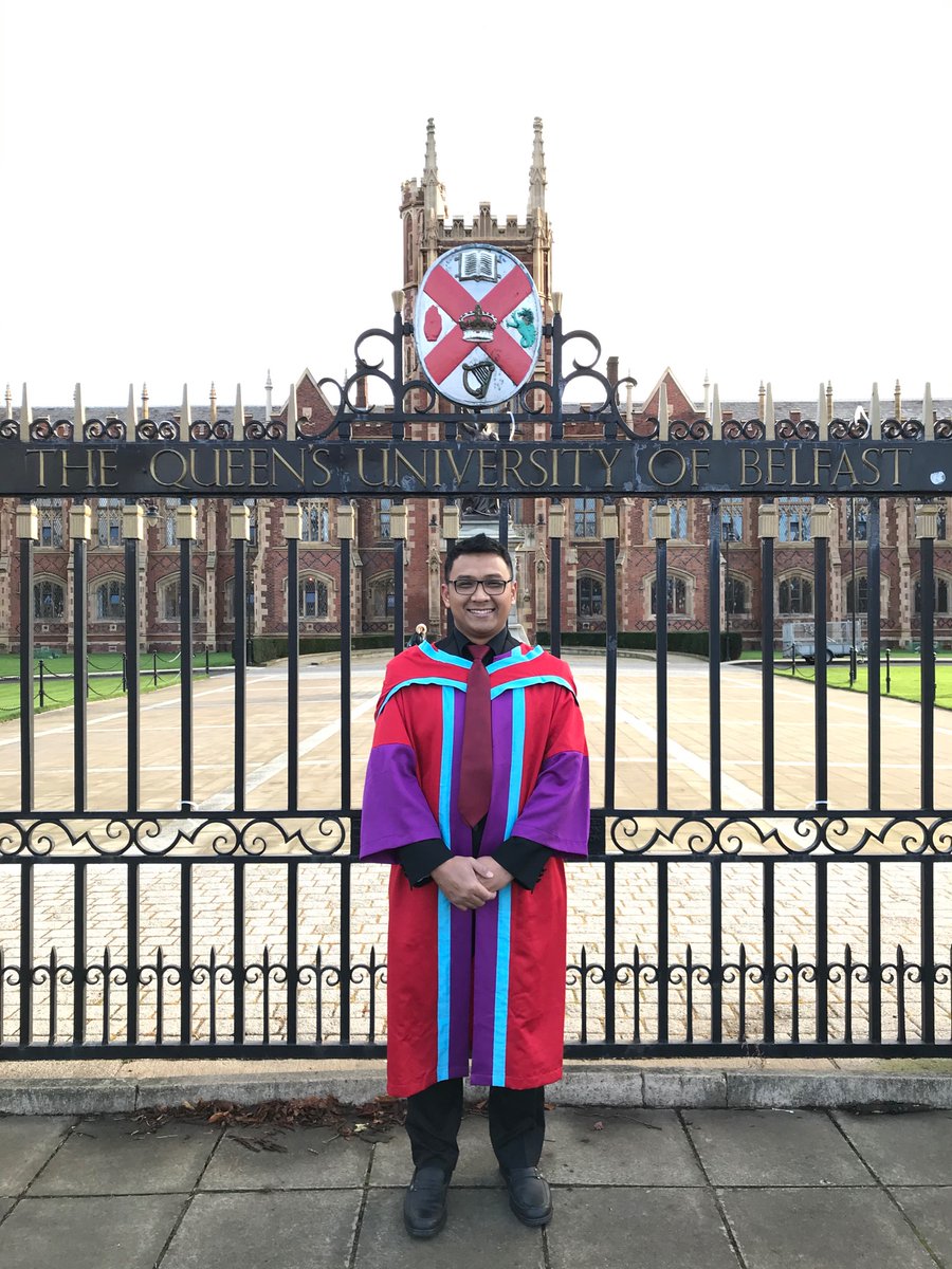 Winter graduation. 18 December 2020. #PhD graduation. Ph-Done! 🎉 Many thanks to my supervisors: Prof. @ryanfdonnelly , Dr. @maeliosa_mc  and Dr. @AJCourtenay.  #qub #lovequb #qubgraduation