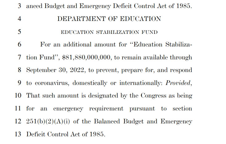 $81,880,000,000 for the Dept of Education. Wowza. That is absolutely bonkers