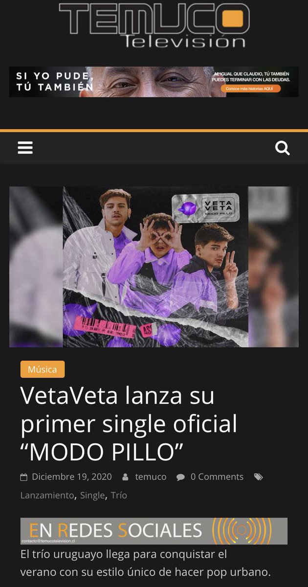 vetavetamusic's tweet photo. Argentina, Chile, Uruguay... #ModoPillo anda por todos lados, graciaaaaaas!!! 😈 https://t.co/jtYfMandHf