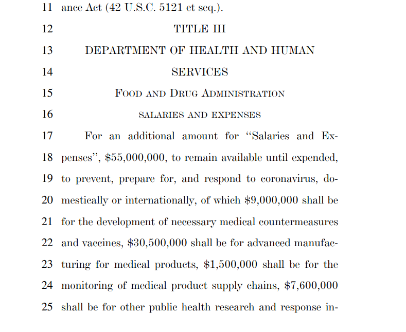 An additional $55 million for HHS. I'd be cool with them using a piece for demolishing that awful f**king statue out front of their building.