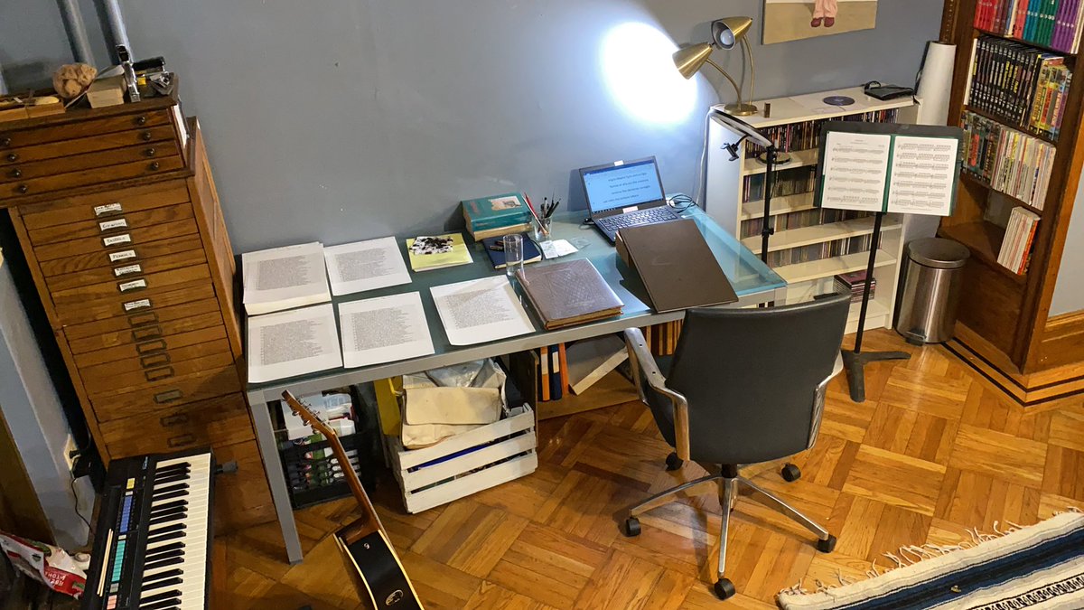 BlindBoyFrost's tweet photo. Where “Paradiso” was transcribed from the Codice Trivulziano 1080 (1337). My paradise in Brooklyn. #dailydante #scribelife #workstation #modernscriptorium #brooklynlovesdante #dante #handlettering #caligraghy https://t.co/4QaLk4izhu