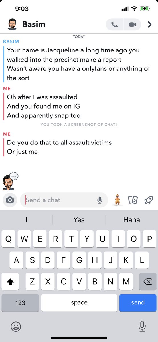 2 years ago I was assaulted. A police officer offered to give me his work cell “in case the person returned to my home.” Later that night, he had asked me out for hookah on Instagram. I was freaked out but nice to him because 1) he has a gun 2) he knew where I lived