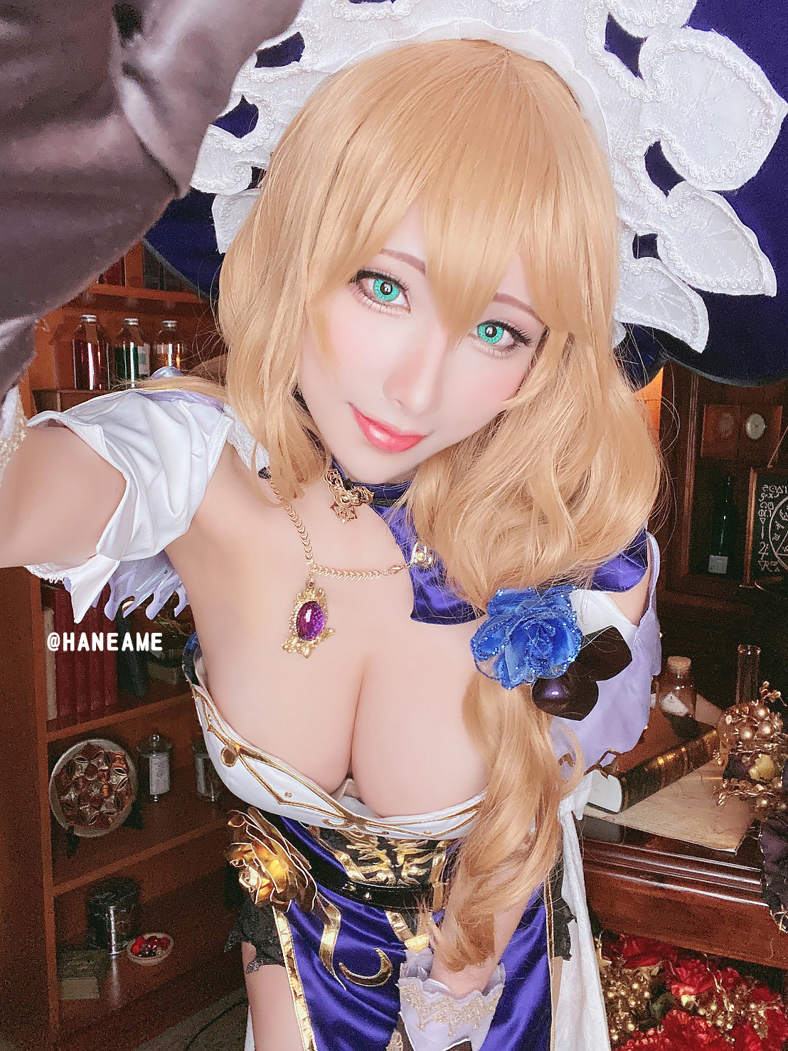 画像,Genshin Impact Lisa リサ cosplay「アラ、アラ、迷子ですか？」 綺麗な衣装が大好きです(✪ω✪)🔮セットをゲット  https://t…