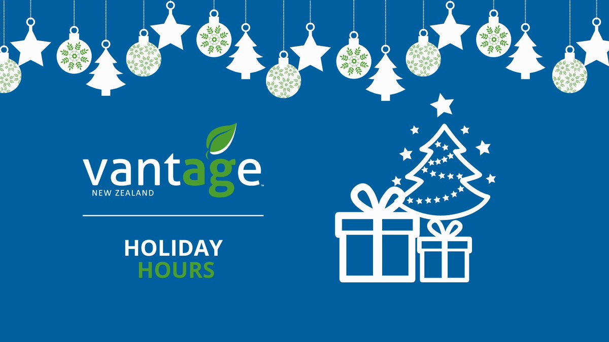 Holiday Hours: VNZ offices will be closed from the 24 Dec until the 8 of Jan. Our team have worked hard over the year and will be taking some much deserved time off to spend with family and friends. 
For all urgent enquiries over the Holidays call 0800 482 682. 
Happy Holidays🎄