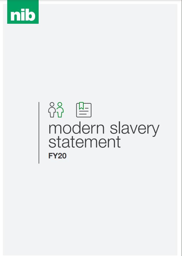 We have a responsibility to protect the human rights of our members & travellers, our people, those in our supply chain & wider community. Read our FY20 Modern Slavery Statement to learn how we’re taking action: nib.com.au/docs/modern-sl… #modernslavery #humanrights