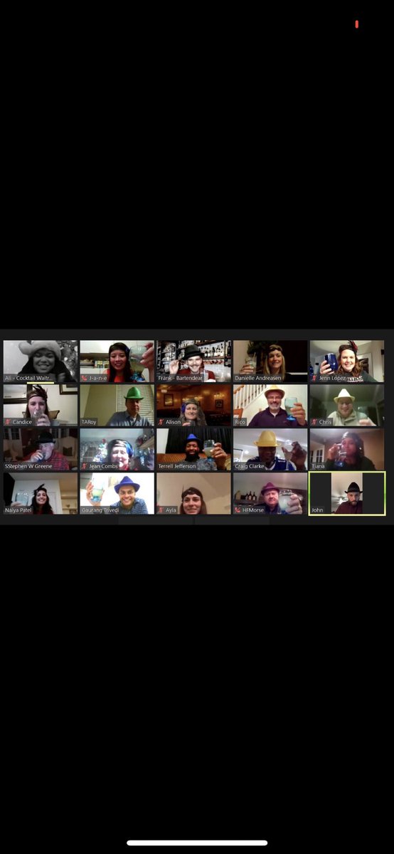 Team that works hard also plays hard. Great virtual engagement event this evening with the Division 3 Team. Thanks Tim, Jane and Angie. Fun times!