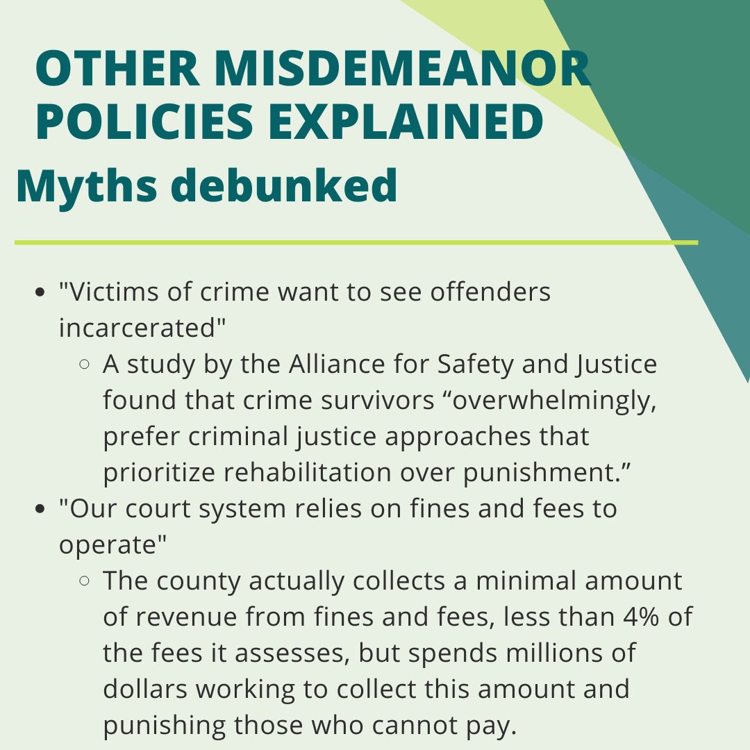 Part 2 of our explanation of  @ladaoffice misdemeanor directive, focusing on diversion and fines and fees