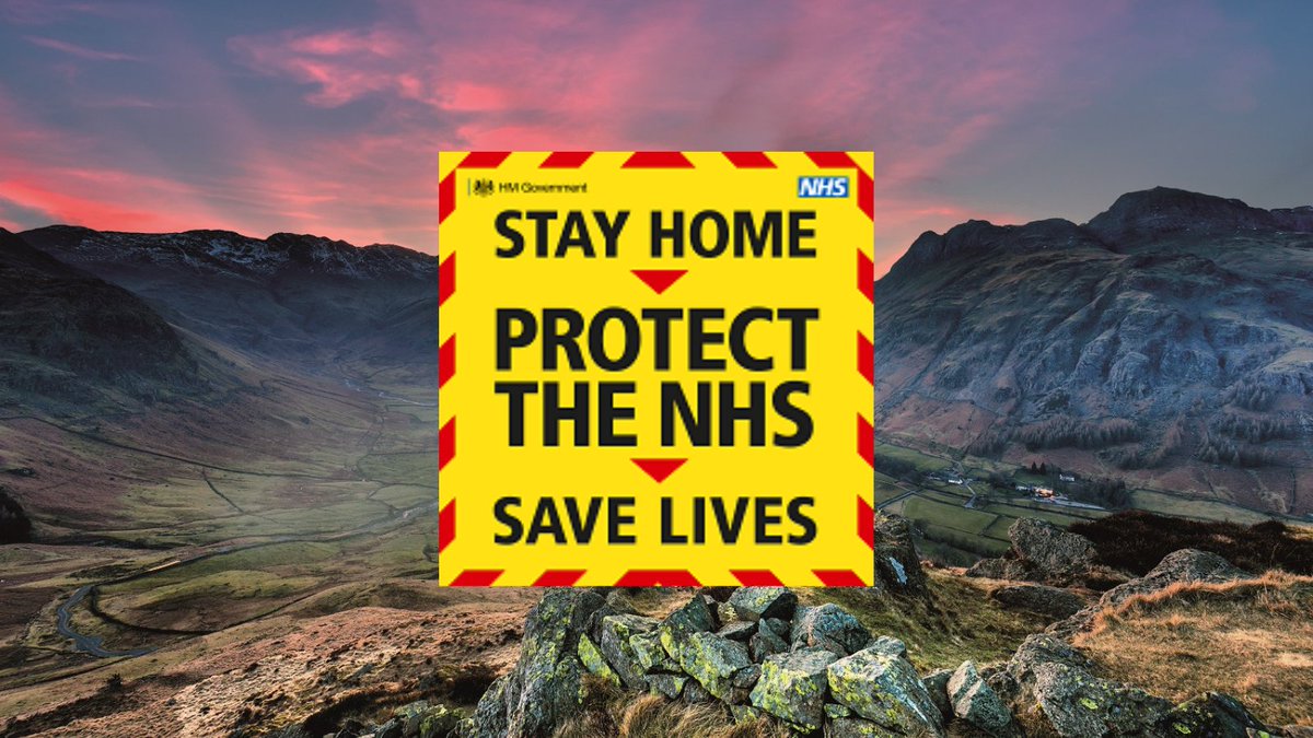 As we are now in a national lockdown, please
🏠Stay at home
🥾Exercise locally
🏥Protect the NHS and rescue services
🏞️We'll see you again soon 
For information on our services, visit bit.ly/2Wl8feY