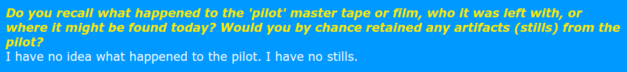 This could explain why in some SiF interviews crew members of the Series weren't sure where the "Pilot" was: it was because it was with Rick Siggelkow in New York, far away from the Britt Allcroft' Company's archives.(4/6)
