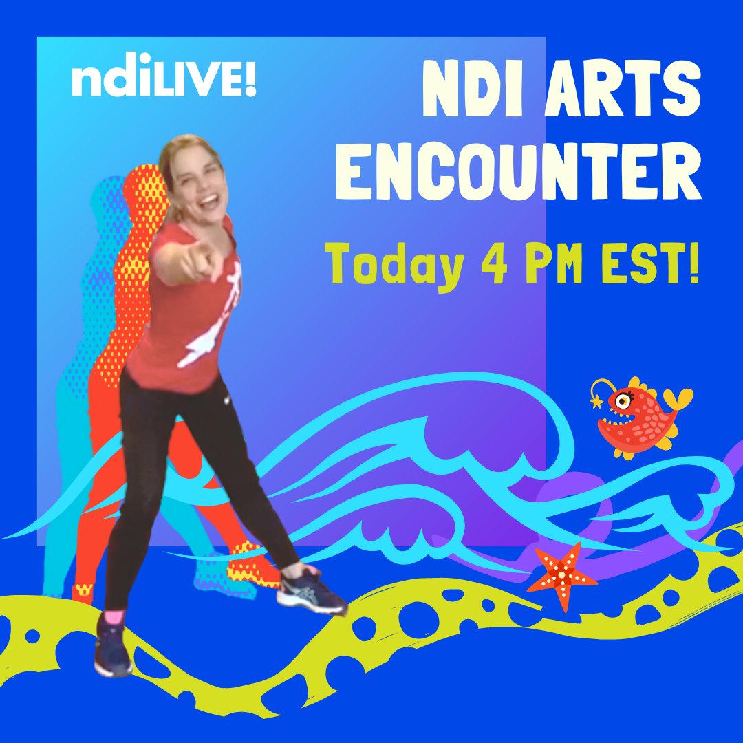 NationalDance's tweet photo. ndiLIVE! is back! Join us at 4 pm ET today on our Facebook and Youtube pages for a movement exploration of creatures that live in and around rivers!
NDI Teaching artist Emily Meisner and NDI Musician Claudia Govantes lead this invigorating class.
#ndi #ndidancer #kidsdance https://t.co/h3aTvnbo79