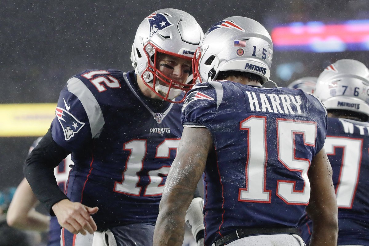 In 2019, the Patriots had the 4th most drops (34) and one of the worst graded receiving corps in PFF history.Brady threw for 24 TD and 4,000+ yards.