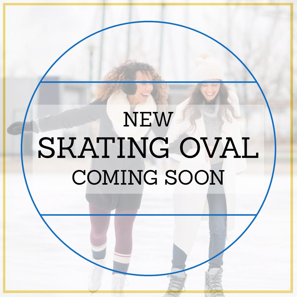 Thank you to the volunteers for creating the NEW Skating Oval at the Farmer’s Market area.  While the oval is not quite ready for use, please stay tuned for updates on Opening Day!