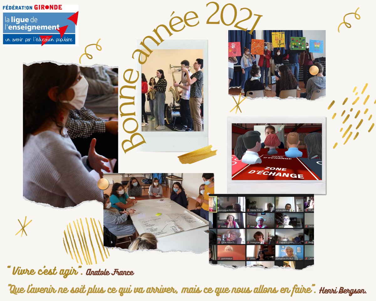 Nous vous souhaitons une bonne année pleine de projets, de coopérations et de solidarité. 
En 2020 de belles actions ont été menées, grâce au soutien de nos bénévoles et de nos partenaires que nous remercions chaleureusement !
Rétrospective youtu.be/24x2a7DrAzA