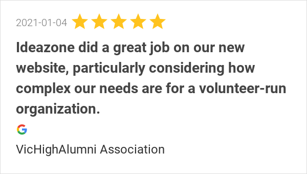 IdeaZone's tweet photo. New 5.0-star Review: "Ideazone did a great job on our new website, particularly considering how complex our... https://t.co/hDpJH50GRC