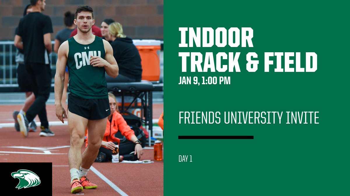 cmueagles's tweet image. M/W Indoor Track &amp;amp; Field: @CMUXCTF opens up their indoor season in Witchita, Kan. at the Friends University Invite! Day one set for a 1:00 p.m. start.

#ProtectTheNest🦅