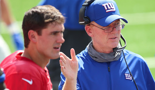  #Giants QB Daniel Jones finished the 2020 season starting more games than his rookie season, [14 to 13] but his TDs passes declined from 24 down to 11 while he tossed 10 INTs and fumbled 11 more timesThe Giants decided to hire Jason Garrett as his OC in 2020, that was a mistake