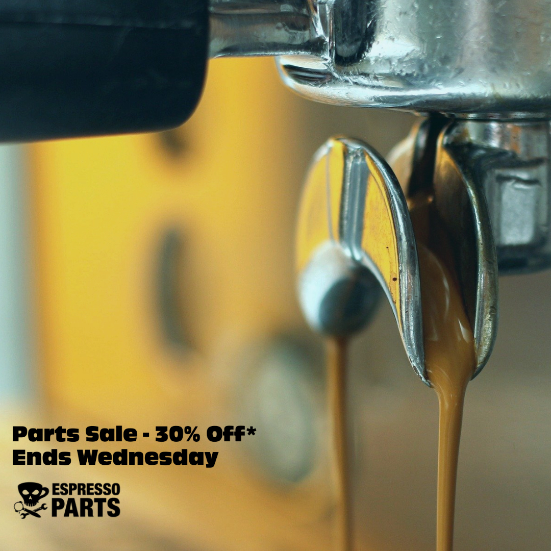 Start the new year off right with discounts on equipment repair parts and quarterly maintenance.
.
Shop The Sale Now - 30% Ends on Wednesday
espressoparts.com