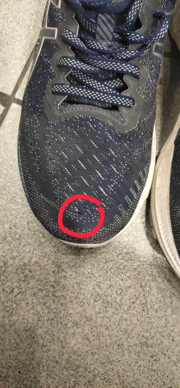 Gautam Khetrapal on X ASICS India Gel Kayano 27 upper mesh torn after using it sparingly for 2 months for evening walk in housing society. My new year learning not a story