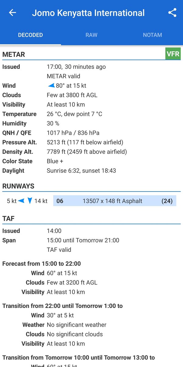AeroSkippah's tweet image. Avia Weather is useful in providing current and trending aerodrome weather conditions (METARS). App also decodes data from its raw format making it user friendly to non aviators. NOTAMS are also available for some major airports. #AvApps