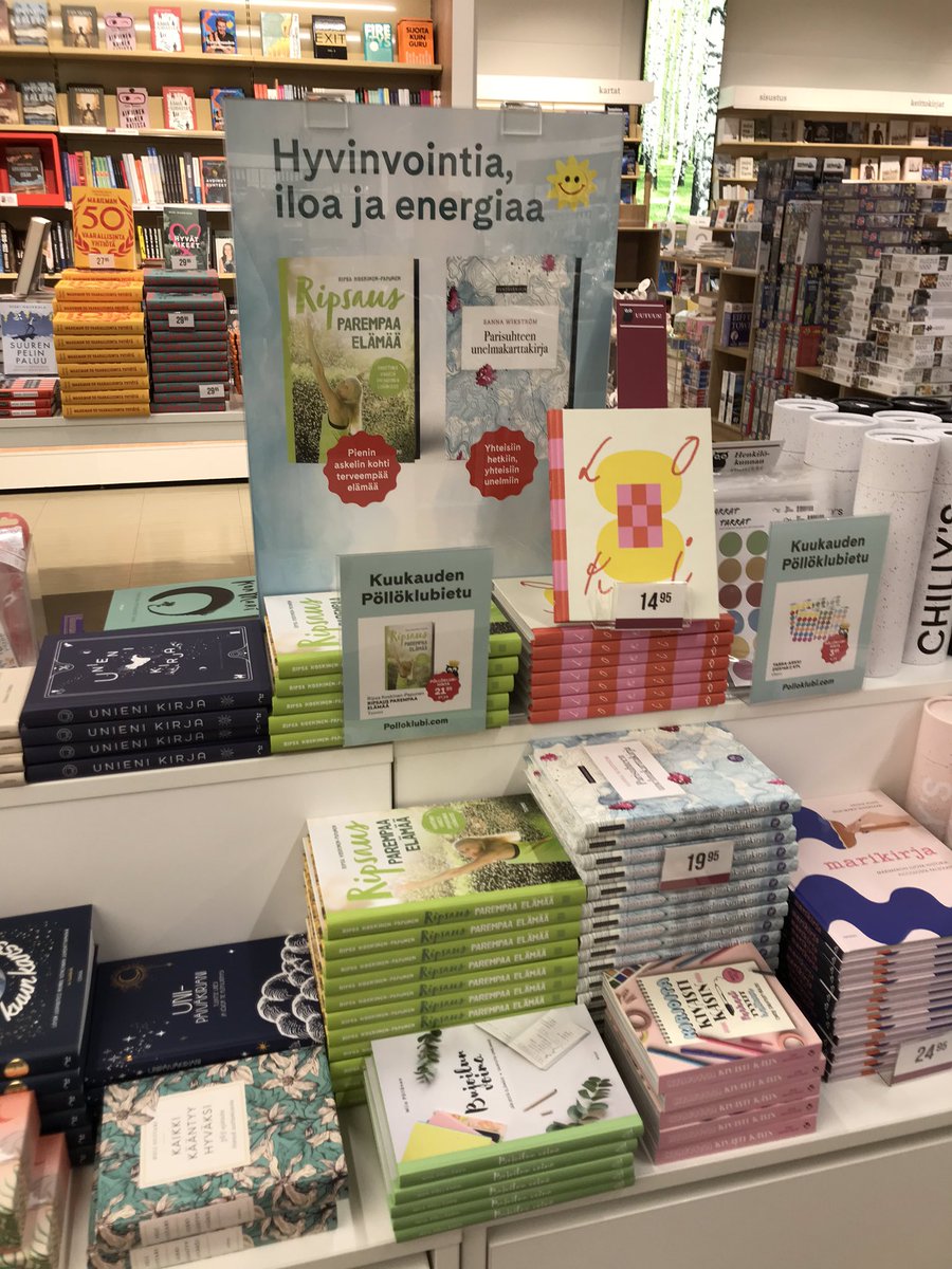 Miten olisi Ripsaus parempi elämää? Yksi, pienikin hyvinvointia lisäävä teko on tyhjää parempi. Kirja täynnä helppoja vinkkejä.