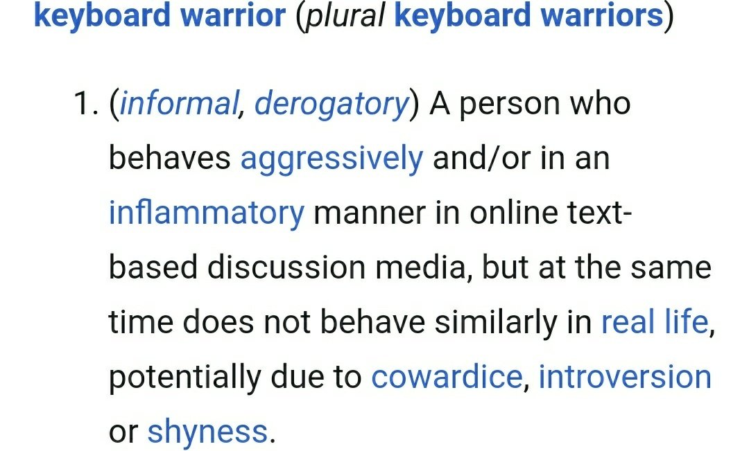 ネット弁慶 は英語で キーボード戦士 という事から連想していく皆さん Togetter ネット弁慶 は英語で キーボード戦士 という事から連想していく皆さん Togetter