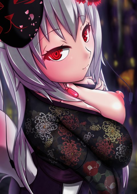 拙者片乳だけ見せてるシチュ大好き侍 