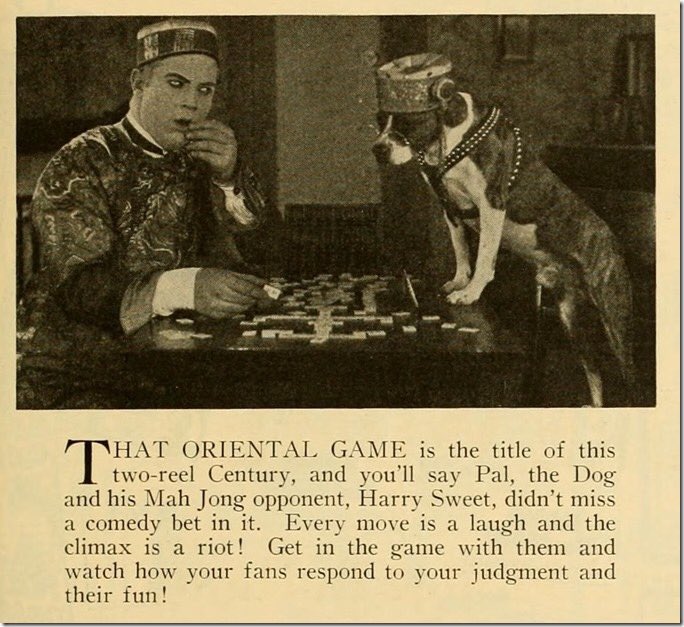 Cannot get over how incredibly racist some of lyrics of those songs celebratory of mahjong are in the 20s.Another reminder that people can love your culture without you. https://ladailymirror.com/2015/08/10/mary-mallory-hollywood-heights-since-ma-is-playing-mah-jongg-1920s-game-craze/amp/