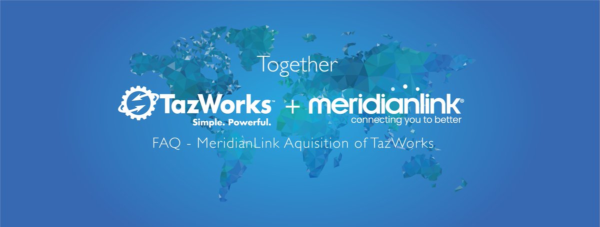 It's official, we have been acquired by MeridianLink™. Read the official statement here, bit.ly/39ga163
 #StrongerTogether  #OneMeridianLink