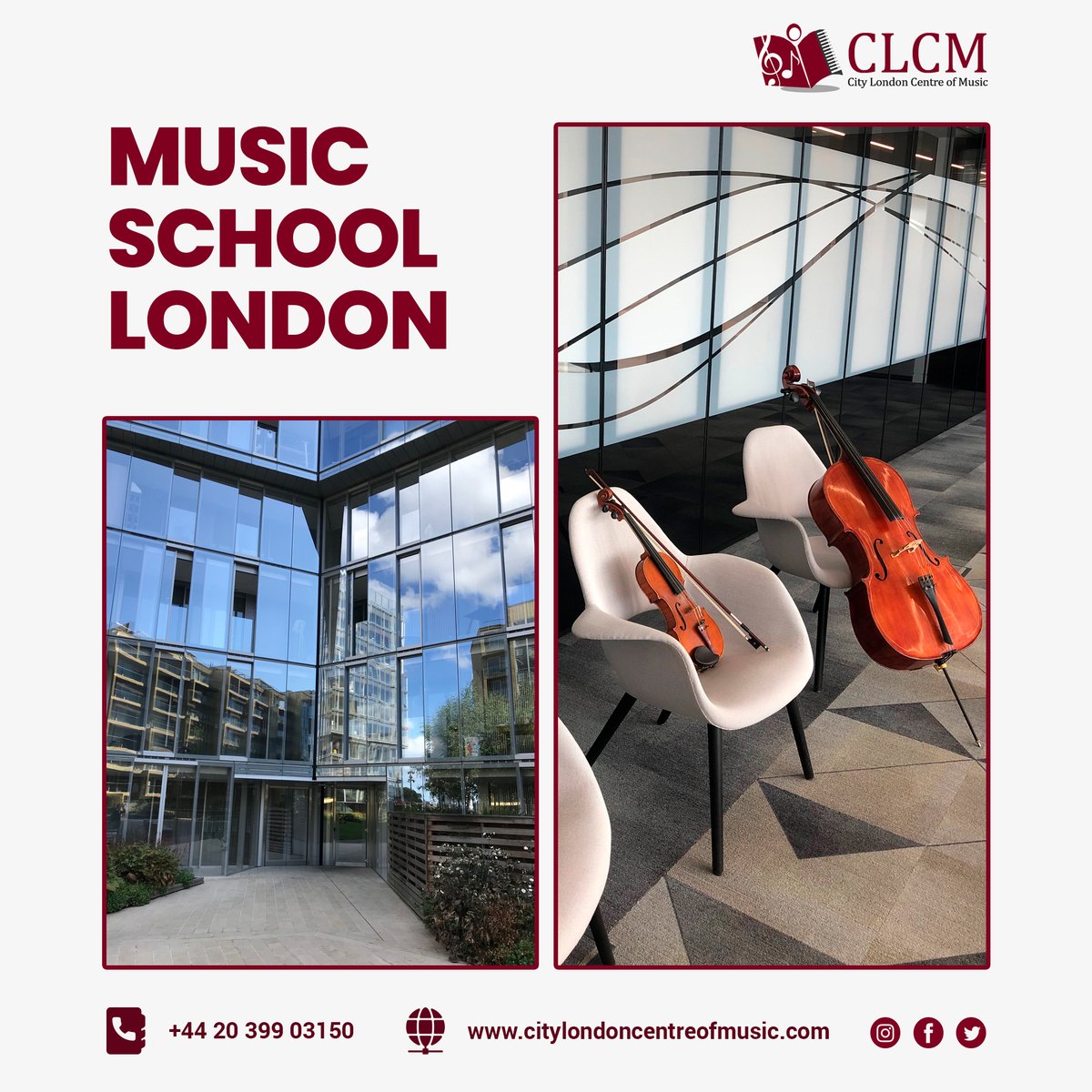 CLCMUK's tweet photo. City London Centre of Music the most affordable and advance music school in London. They are making their students to the expert.

Contact us at: https://t.co/7wxcYrcG4e

#clcm #CityLondonCentreOfMusic #UK #musicteacher #musicschool #PianoLessons #ViolinLesson #SingingLessons https://t.co/jUT5X09MCy