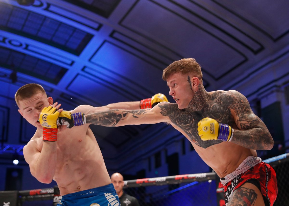 CageWarriors's tweet photo. Fight of the Year - @paulhughesmma vs @EpidemicVucenic, CW119

Although Vucenic took home the win after a 3-round war at CW119, the fight raised the stock of both young men and solidified their status as two of the most elite European prospects at featherweight. https://t.co/3eJp3jJJCB