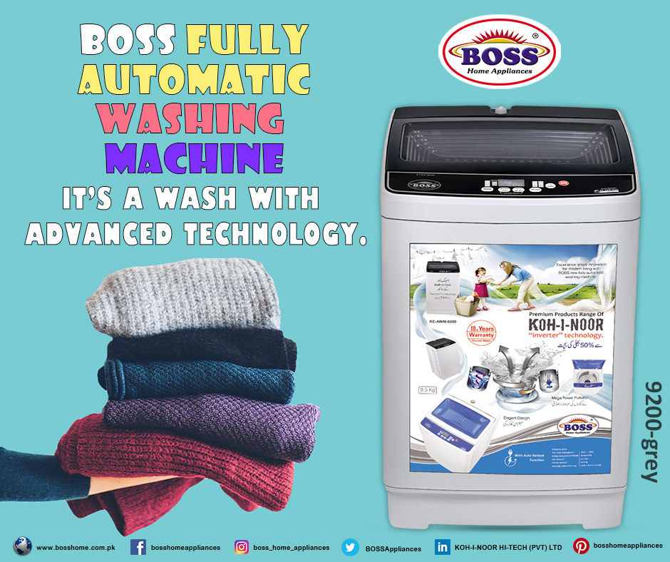BOSSAppliances's tweet image. Winter Clothes requires care? Leave it on Super Powerful BOSS Fully Automatic Washing Machine. 
bosshome.com.pk/fully-automati…
#BOSS #Automactic #washing #machine #FastStopTorturing #Electronics #Clean #DelayAllProffsUHS #Pakistan #Karachi #Lahore #Islamabad #winter #tuesdayvibe