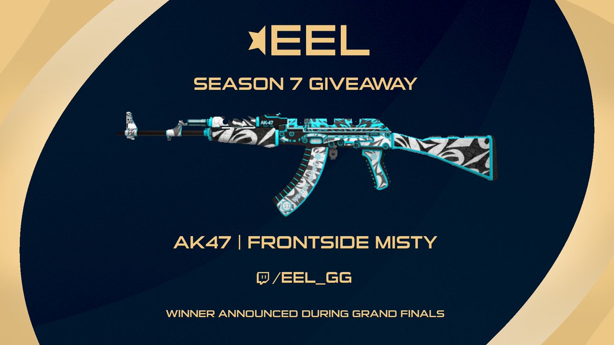 EELeague's tweet image. 🎉EEL Season 7 Giveaway🎉

AK47 | Frontside Misty

To Enter:
✅Follow @EELeague
✅RT this Tweet
❎Tag a friend is appreciated
❎Follow EEL on Twitch is appreciated

📺twitch.tv/eel_gg

🗓️Sunday January 17th - 17/01/2021

Good Luck!

#CSGO #CSGOGiveaway #csgoskinsgiveaway
