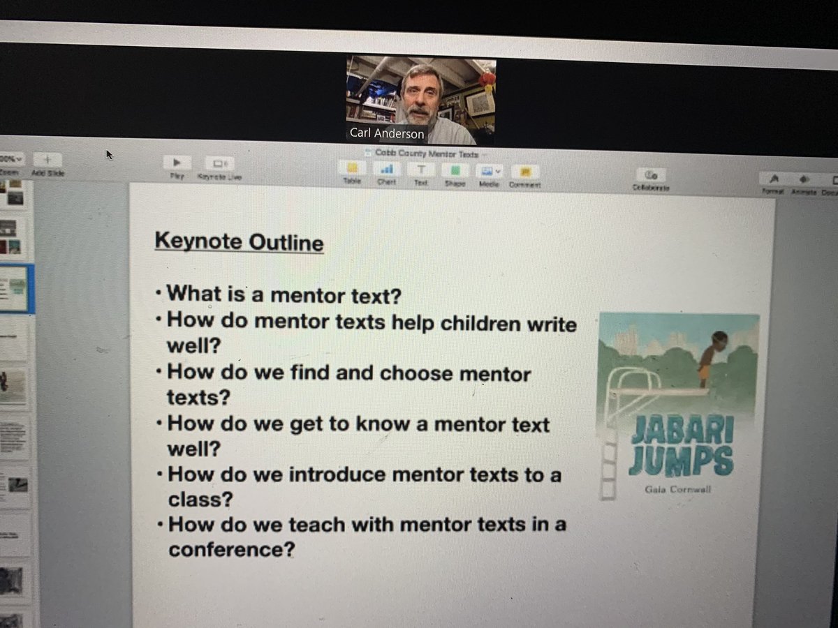 Such a treat learning from @ConferringCarl this morning! Thank you <a href="/COBB_ELA/">Cobb ELA</a> #engagecobb