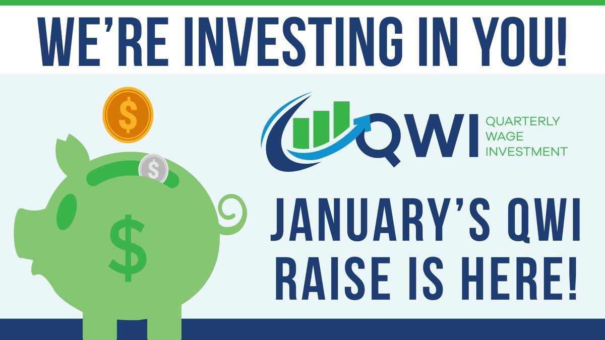 Trilogy hit the JACKPOT 🎰with our outstanding employees! To celebrate the beginning of #2021 we are giving ALL full and part-time employees an additional 2% increase along with their QWI💰.   #C4U #QWI #TrilogyInvestsInYou #TeamTrilogy