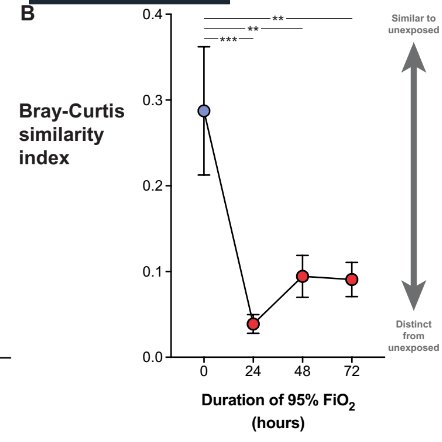 Indeed the lung flora changes prior to the alveolar protein content - like both a canary in the coalmine moment, and then contributing to pathology.