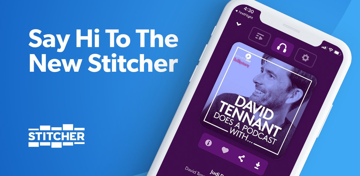 David Tennant Does A Podcast With... (@davidtennantpod) on Twitter photo If you missed any episodes from Season 2, you can go back and listen on the all-new Stitcher Podcast App!
You can download <a href="/Stitcher/">SiriusXM Podcasts</a> for free today at stitcherapp.com/david ๐ #MadeForPodcasts If you missed any episodes from Season 2, you can go back and listen on the all-new Stitcher Podcast App!
You can download <a href="/Stitcher/">SiriusXM Podcasts</a> for free today at stitcherapp.com/david ๐ #MadeForPodcasts