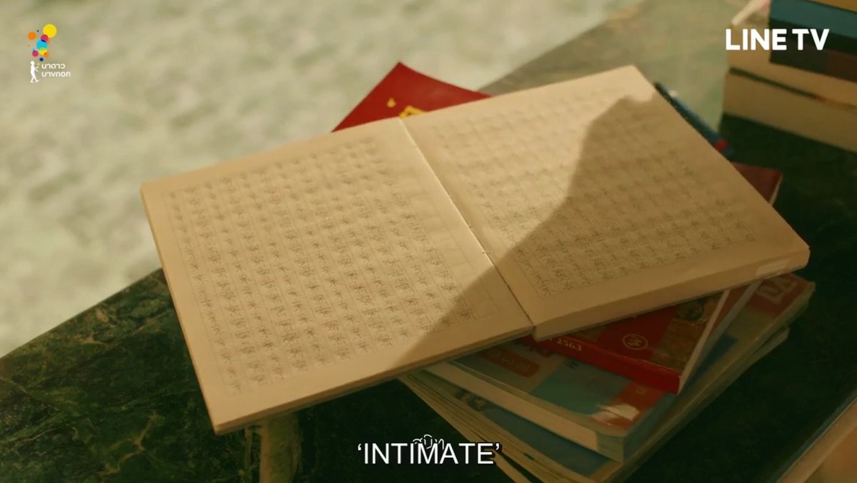 For me, their feelings for each other started developing when Teh and Oh Aew hung out more in the second episode. As indicated, they started from being rivals to being intimate 