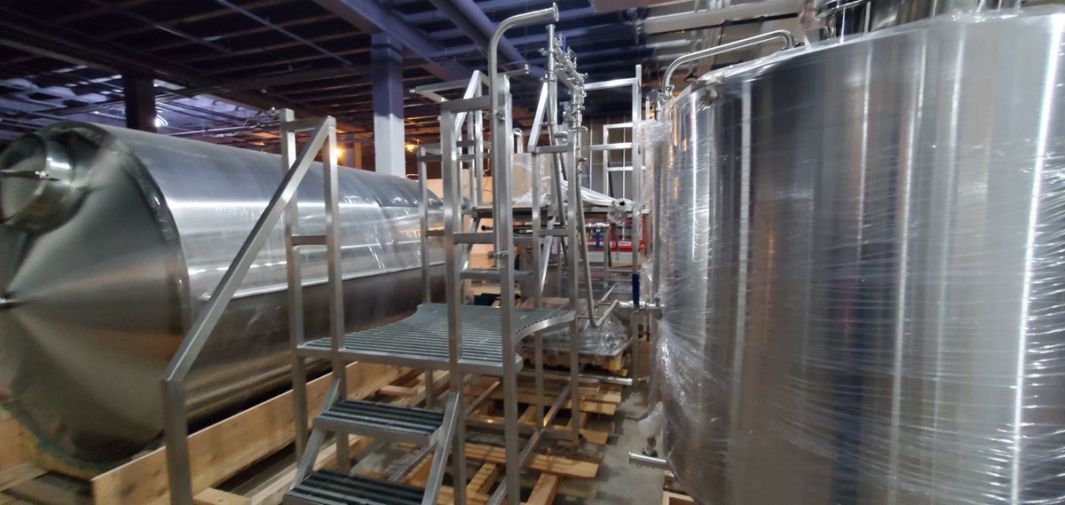 citystatebeer's tweet photo. DC, we are opening this spring, at 705 Edgewood St., NE! We are hiring at https://t.co/DqFK9Gd92e! We have our construction permit and are working hard to have beer in your hands no later than April--for now, please enjoy photos of shiny equipment and our space in progress: https://t.co/TxXg20FATJ