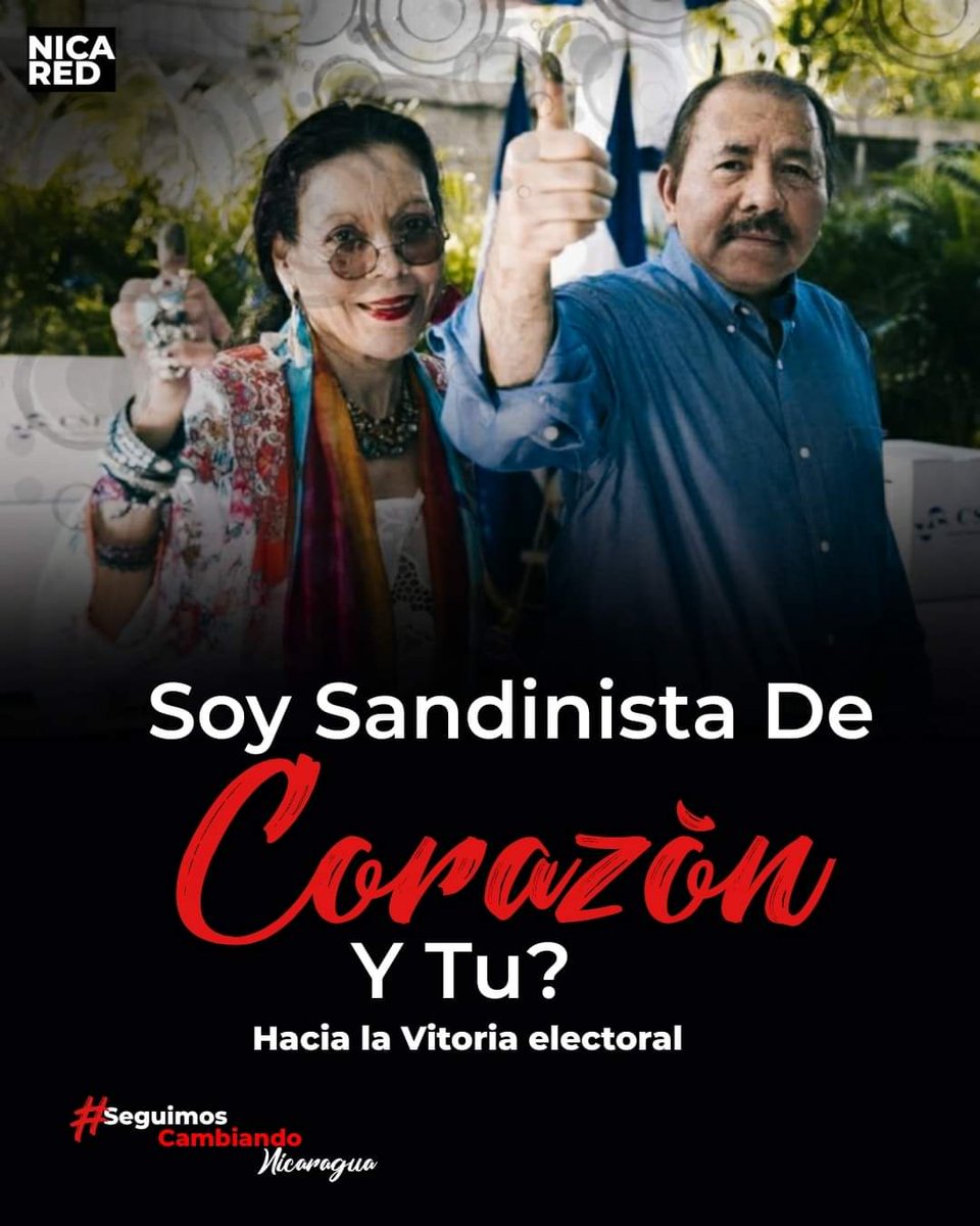 JuanaMatamoros2's tweet photo. Soy Sandinista de Corazón. 
#PuroAmor2021. https://t.co/RGeuTOVLhk