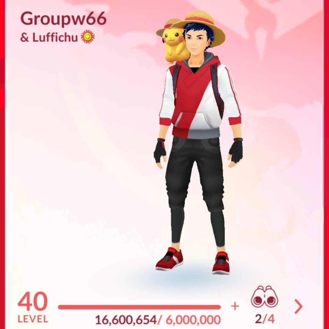 groupw66's tweet photo. #PokemonGOTourContest
I Will be the Pirate King!

1. Luffichu (Pikachu)
2. GaragaraZoro (Garagara)
3. Jinbex (Kamex) https://t.co/zctwlhPxxV