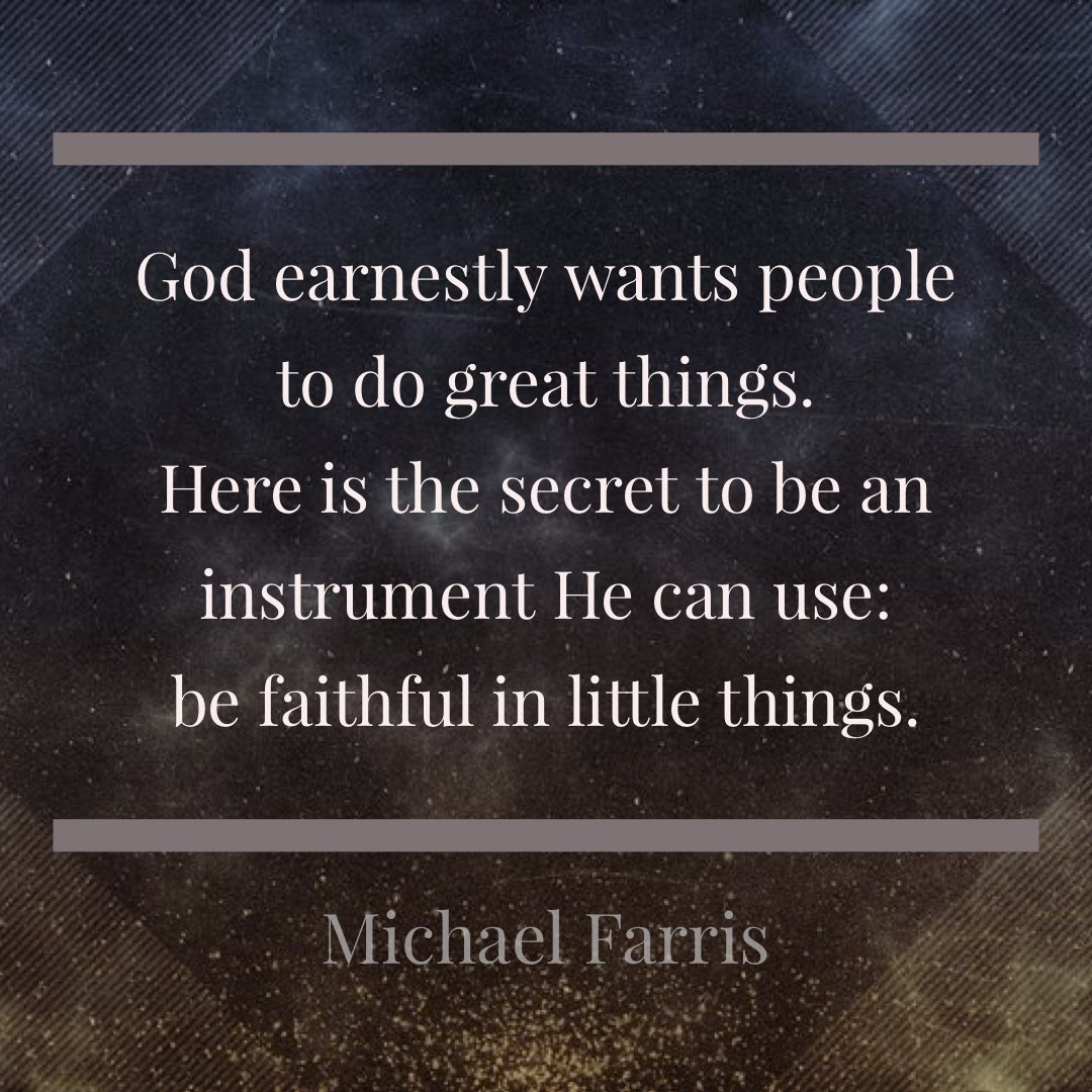 fgichurch1's tweet photo. Be faithful in your everyday devotion to God and see what He does with your life! https://t.co/sOXZialyUw