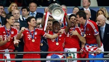 La saison suivante (2012/13), Alaba atteindra à nouveau la finale de la ligue des champions avec les bavarois. Cette fois le Bayern la remportera en battant Dortmund (2-1) et Alaba jouera les 90 minutes du match aux côtés de Dante, Boateng et Lahm. Il s’agira de sa première C1.