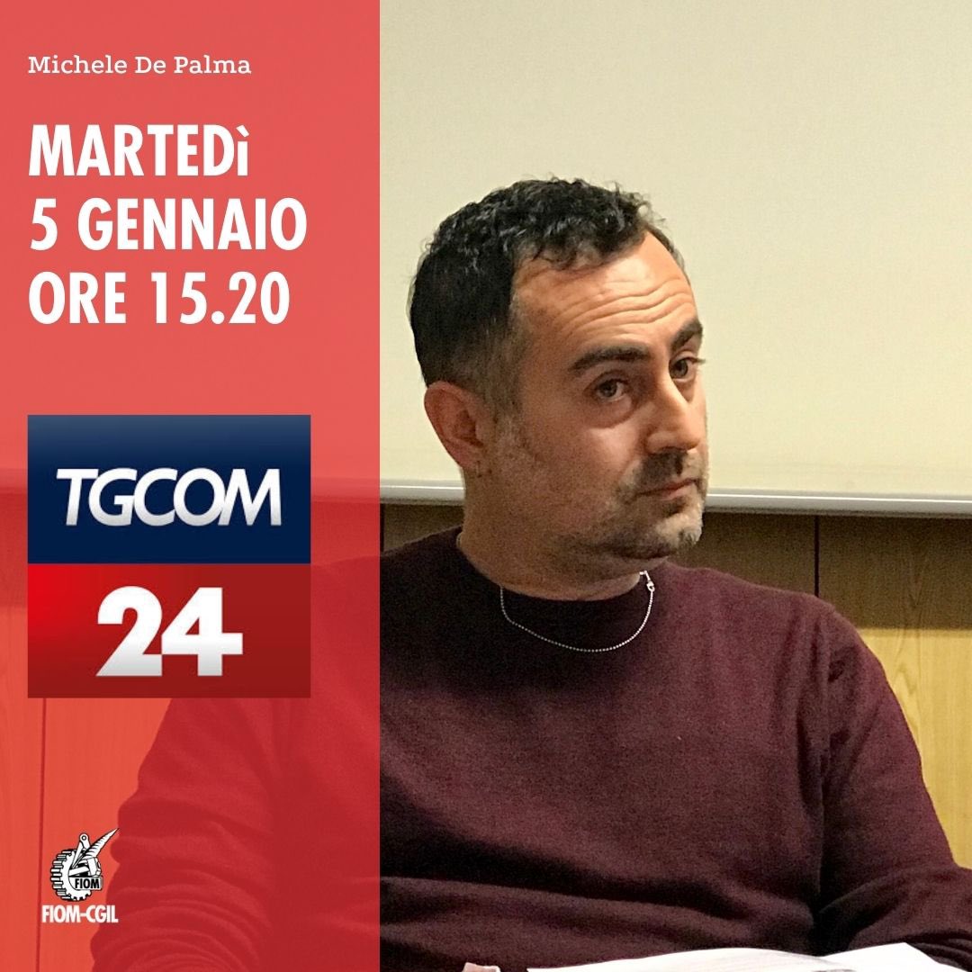 fiomnet's tweet photo. 🚘⚙️ #FcaPsa
Tra poco, alle 15.20, @Depalma_michele interviene in collegamento con @MediasetTgcom24 sul nuovo gruppo automobilistico #Stellantis. https://t.co/7BA3sAsard