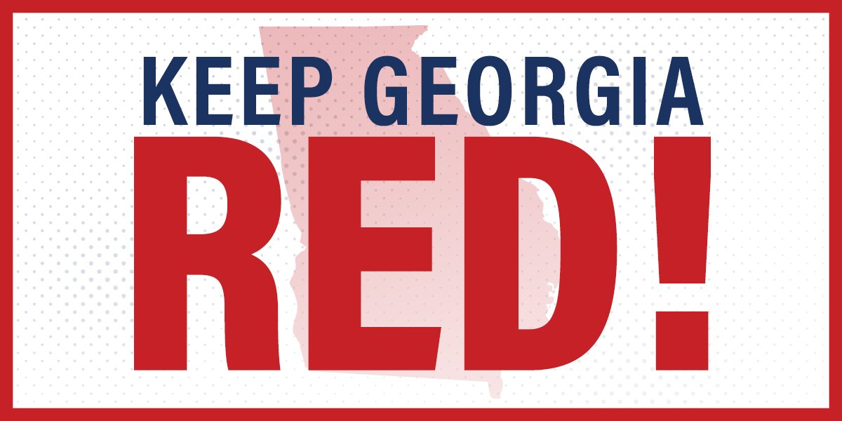 Calling all Georgia conservatives! Today is the day to vote in the runoff election. Help us hold the line against socialism! To find a polling location near you, visit: vote.gop