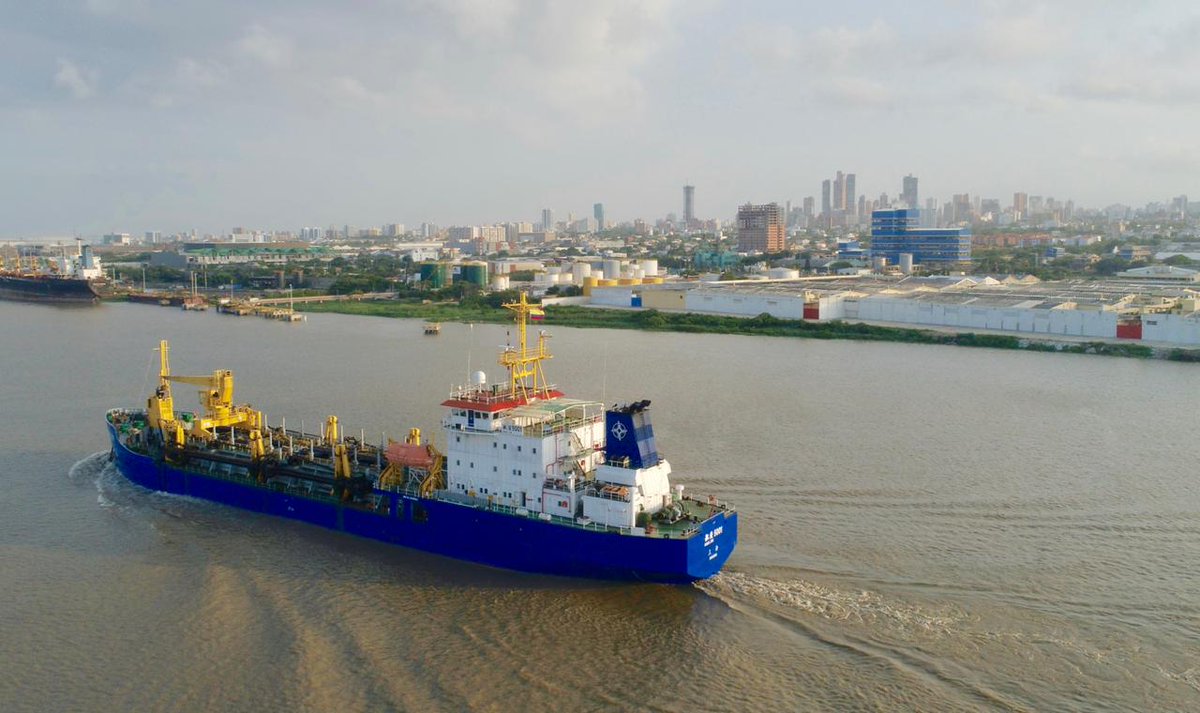 Cormagdalena's tweet image. #Comunicado 📃 Gobierno Nacional reafirma su compromiso con Barranquilla para garantizar que el canal de acceso al puerto tenga equipos de dragado de mayor capacidad en 2021.

- Más información 👇 
dc02eja.cormagdalena.gov.co/index.php?idca…