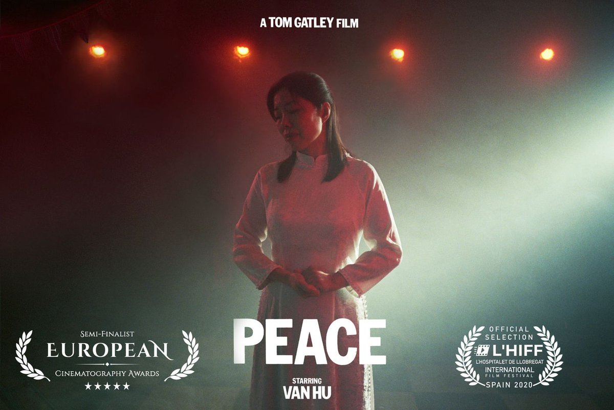CherryParkerMgt's tweet photo. Another great result in for #ShortFilm #Peace and our client (lead) - #VanHu - #Finalist in #European #Cinemeatography  #Awards. #ProudAgent #ActorsLife https://t.co/3Ajq3INDdW