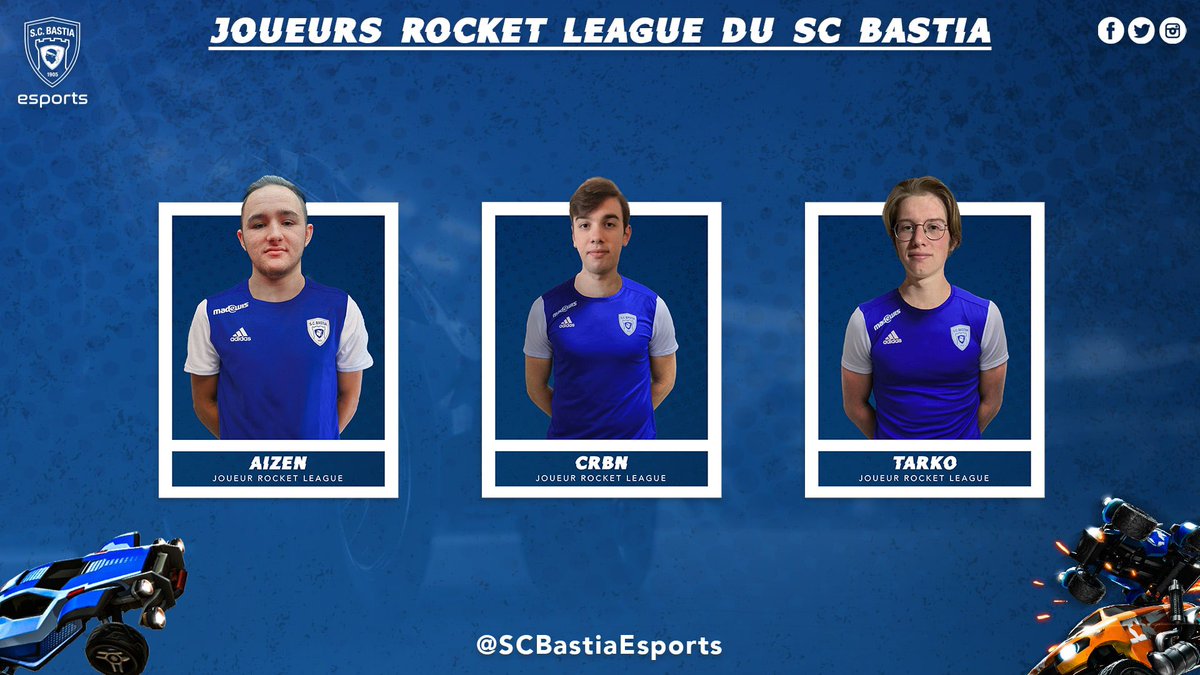 SCBastia's tweet image. #Annonce 💬

Présentation des joueurs de notre équipe #RocketLeague ! 🏎 ⚽️

🚀 @aizen_rl

🚀 @crbn_RL 

🚀 @TarkoRL 

Découvrez leurs palmarès ↘️
facebook.com/11409235530718…

#SCBESPORTS ⚪️🔵
