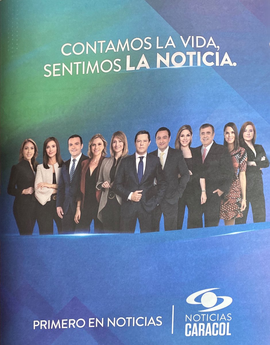 HELIODOPTERO's tweet photo. Los avisos de Noticias caracol tienen más cara de publicidad de ropa para la oficina que de los hechos tras los que debe ir el periodismo. https://t.co/Lfdi97UrUO