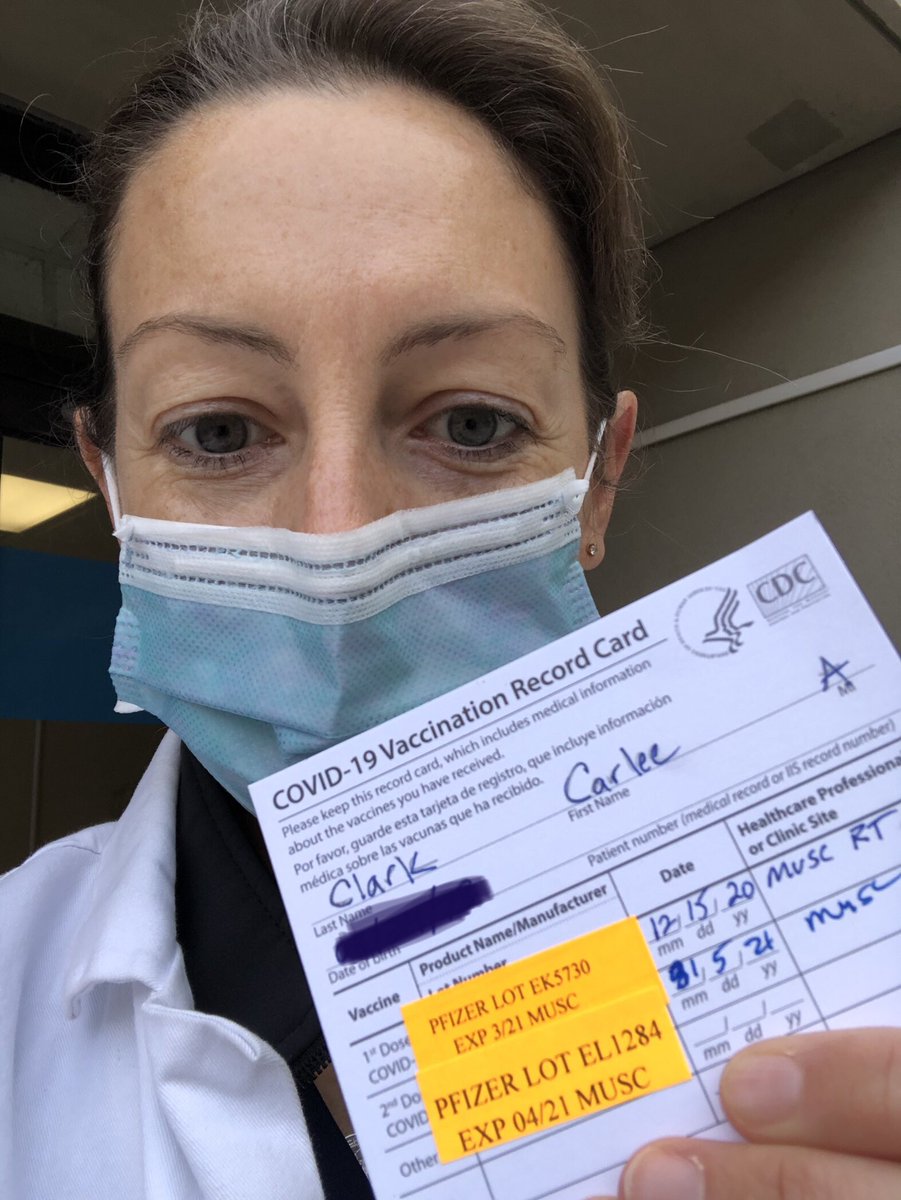 Carlee Clark MD (@md_carlee) on Twitter photo Second dose ☑️ but I won’t stop wearing my mask!!!!!!! #WearAMask <a href="/vmoitra/">Vivek Moitra, MD</a> <a href="/EbonyJHilton_MD/">Ebony Jade Hilton, MD</a> <a href="/SOCCA_CritCare/">Society of Critical Care Anesthesiologists</a> Second dose ☑️ but I won’t stop wearing my mask!!!!!!! #WearAMask <a href="/vmoitra/">Vivek Moitra, MD</a> <a href="/EbonyJHilton_MD/">Ebony Jade Hilton, MD</a> <a href="/SOCCA_CritCare/">Society of Critical Care Anesthesiologists</a>